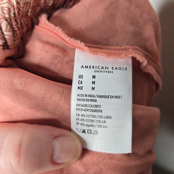 AMERICAN EAGLE Pleated Floral Print Mini Skirt Size Medium - Picture 6 of 8